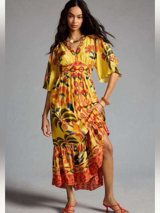 FARM Rio Dresses & Skirts - {Farm Rio x Anthropologie} V Neck Dress